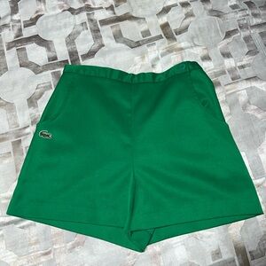 Green Lacoste Shorts